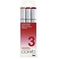 COPIC Sketch Double Sided Brush Chisel 3 pcs fusion set 3 - Marker