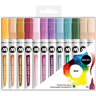 MOLOTOW Aqua colour Brush 12 pcs basic B - Marker