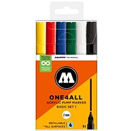 MOLOTOW One4All 127HS 2 mm 6 pcs Basic Set - Felt Tip Pens