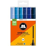 MOLOTOW One4All 227HS 4 mm 6 pcs Blue Set - Felt Tip Pens