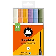 MOLOTOW One4All 227HS 4 mm 6 pcs Pastel Set B - Felt Tip Pens
