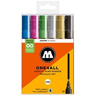MOLOTOW One4All 227HS 4 mm 6 pcs Metallic Set - Felt Tip Pens