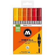 MOLOTOW One4All Twin 6 pcs Hot Set - Felt Tip Pens