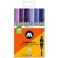 MOLOTOW One4All Twin 6 pcs Violet Set - Felt Tip Pens