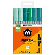 MOLOTOW One4All Twin 6 pcs Tropical Set - Felt Tip Pens