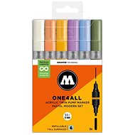MOLOTOW One4All Twin 6 pcs Pastel Set B - Felt Tip Pens