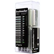 KARIN BrushMarker PRO 12 pcs Grey colours - Felt Tip Pens