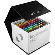 KARIN BrushMarker PRO MegaBox 60 pcs + 3x blender - Felt Tip Pens