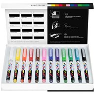 KARIN DecoBrush Pigment 12 pcs Basic Colors - Felt Tip Pens