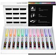 KARIN DecoBrush Pigment 12 pcs Pastel Colors - Felt Tip Pens