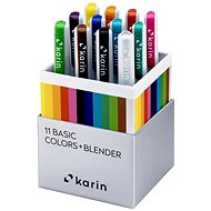 KARIN RealBrush PRO 11 pcs Basic colours + blender - Felt Tip Pens