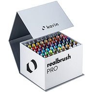 KARIN RealBrush PRO MegaBox 60 pcs + 3x blender - Felt Tip Pens
