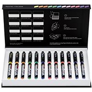 KARIN RealBrush Pigment 12 pcs Pastel Colors - Felt Tip Pens