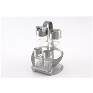 Monix Sabor - Set for Oil, Vinegar, Salt and Pepper with Stand - Condiments Tray