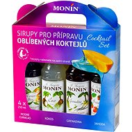 MONIN COCKTAIL BOX 4 x 0,25 l syrup - Syrup
