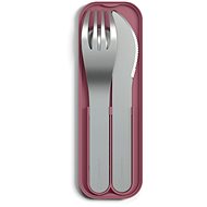MonBento Pocket Blush | Claret - Cutlery Set