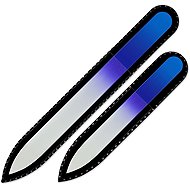 Mont Bleu Set of 2 coloured glass files R-MS04 - Nail File