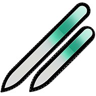 Mont Bleu Set of 2 coloured glass files R-MS09 - Nail File