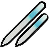 Mont Bleu Set of 2 coloured glass files R-MS11 - Nail File