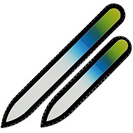 Mont Bleu Set of 2 coloured glass files R-MS15 - Nail File