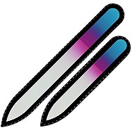 Mont Bleu Set of 2 coloured glass files R-MS19 - Nail File