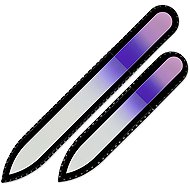 Mont Bleu Set of 2 coloured glass files R-MS22 - Nail File