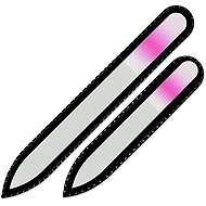 Mont Bleu Set of 2 coloured glass files R-MS23 - Nail File