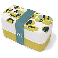 MonBento Snack bento box Original Meadow, white green yellow - Lunch Box