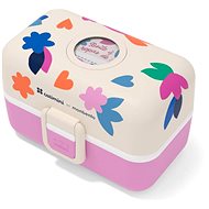 MonBento School Snack Box Tresor Paper Cut, cream-pink - Lunch Box