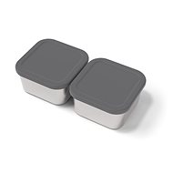 MonBento Stainless steel snack boxes for warming Side S, 2 pcs - Lunch Box