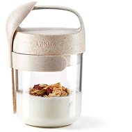Lékué Snack box with spoon Jar To Go Organic 400 ml - Lunch Box