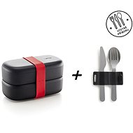 Lékué Set Lunch Box To Go + Cutlery Basic To Go Limited Edition - Lunch Box