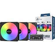Montech GF120 V2 ARGB 3 in 1 Pack Black - PC Fan