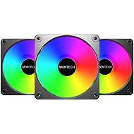 Montech GF120R V2 ARGB 3 in 1 Pack Black - PC Fan