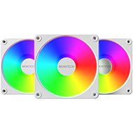 Montech GF120R V2 ARGB 3 in 1 Pack White - PC Fan