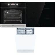 MORA VTS 548 BX + MORA VDIT 654 FF + MORA IM 685 - Oven, Cooktop & Diswasher Set