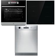 MORA VT 658 BX + MORA VDIT 654 X + MORA VM 645 X - Oven, Cooktop & Diswasher Set