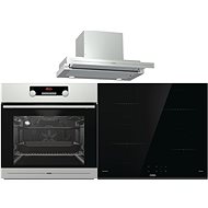 MORA VTS 437 BX + MORA VDIT 65 FF + MORA OT 611 X - Oven, Cooktop & Kitchen Hood Set