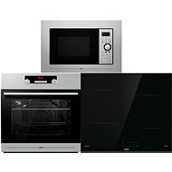 MORA VT 536 BX + MORA VDIT 65 FF + MORA VMT 312 X - Oven, Cooktop and Microwave Set