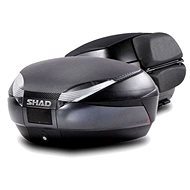 SHAD Motorcycle Suitcase SH48 Dark Gray incl. support and carbon lid - Motorcycle Case