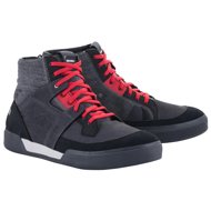 ALPINESTARS AKIO boots DIESEL JEANS collection, black/grey/red, size 41 - Motorcycle Shoes