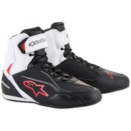 ALPINESTARS boots FASTER-3, black/white/red, 2024, size 44 - Motorcycle Shoes