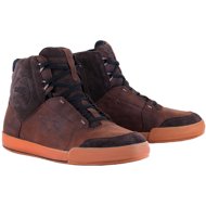 ALPINESTARS boots CHROME CRAFTED DRYSTAR, brown/rubber, 2025, size 41 - Motorcycle Shoes