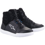 ALPINESTARS boots CHROME DRYSTAR, black/white/blue, 2025, size 38,5 - Motorcycle Shoes
