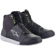 ALPINESTARS boots CHROME DRYSTAR, black/dark grey/yellow fluo, 2025, size 45,5 - Motorcycle Shoes