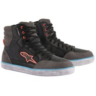 ALPINESTARS boots J-6 WATERPROOF, black/anthracite/light blue, 2025, size 42 - Motorcycle Shoes