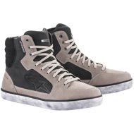 ALPINESTARS boots J-6 WATERPROOF, black/cream, 2025, size 45,5 - Motorcycle Shoes