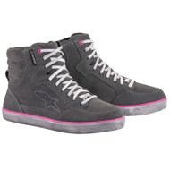 ALPINESTARS boots J-6 WATERPROOF, ladies, light grey/pink, 2025, size 36 - Motorcycle Shoes