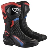 ALPINESTARS S-MX 6 HONDA kollekció, fekete/piros/kék/fehér, 2025, 45-ös méret - Motoros csizma
