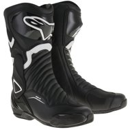 ALPINESTARS boots S-MX 6, black/white, 2024, size 50 - Motorcycle Shoes